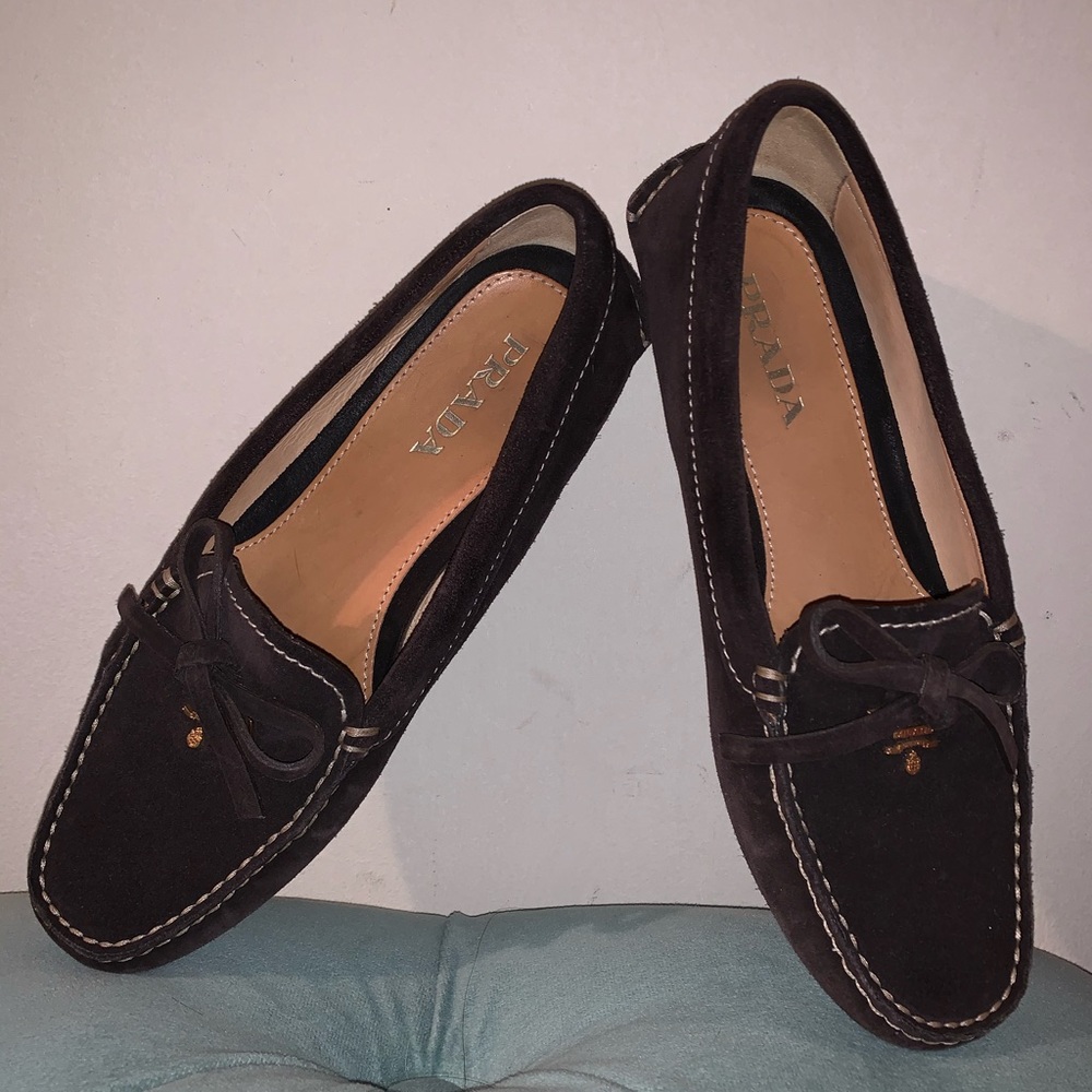 Prada Bow Detail Loafers - Picture 2 of 7